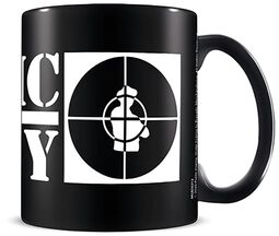 Crosshairs Logo, Public Enemy, Mug