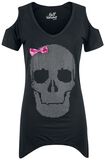 Bow Skull, Full Volume by EMP, T-Shirt Manches courtes