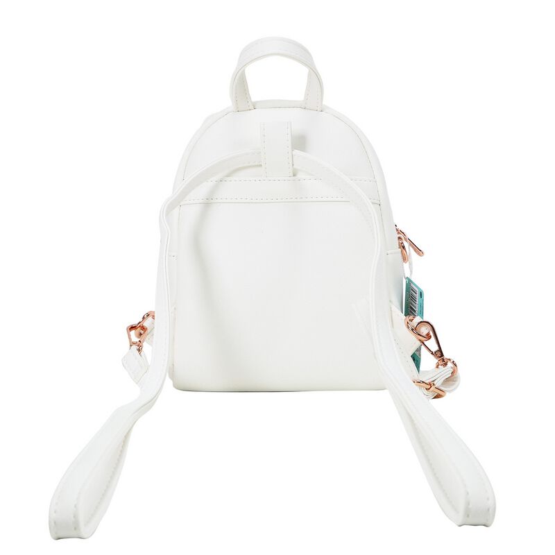 Sac à dos en cuir Witte Hello Kitty avec porte-clés, sac à dos pour femme pour la