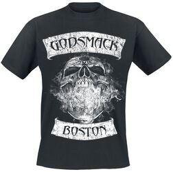 Burning Skull, Godsmack, T-Shirt Manches courtes