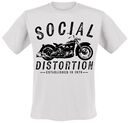 Vintage Motorcycles, Social Distortion, T-Shirt Manches courtes