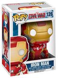 Figurine Bobblehead : Iron Man 126, Captain America, Funko Pop!
