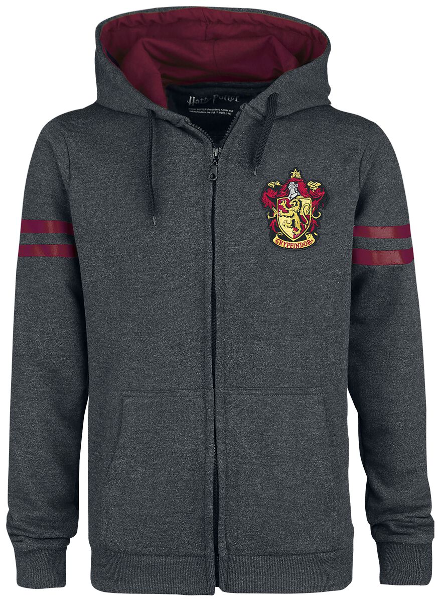 Gryffondor Sport Harry Potter Sweat-shirt zippé à capuche EMP