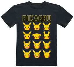 Enfants - Têtes Pikachu, Pokémon, T-shirt