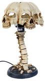 Electric Table Lamp Skulls on Spine, Electric Table Lamp, Lampe