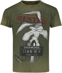 Wile E. Coyote - Wanted, Looney Tunes, T-Shirt Manches courtes