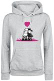 Fun Shirt Liebesschafe, Mouton Amoureux, Sweat-shirt à capuche