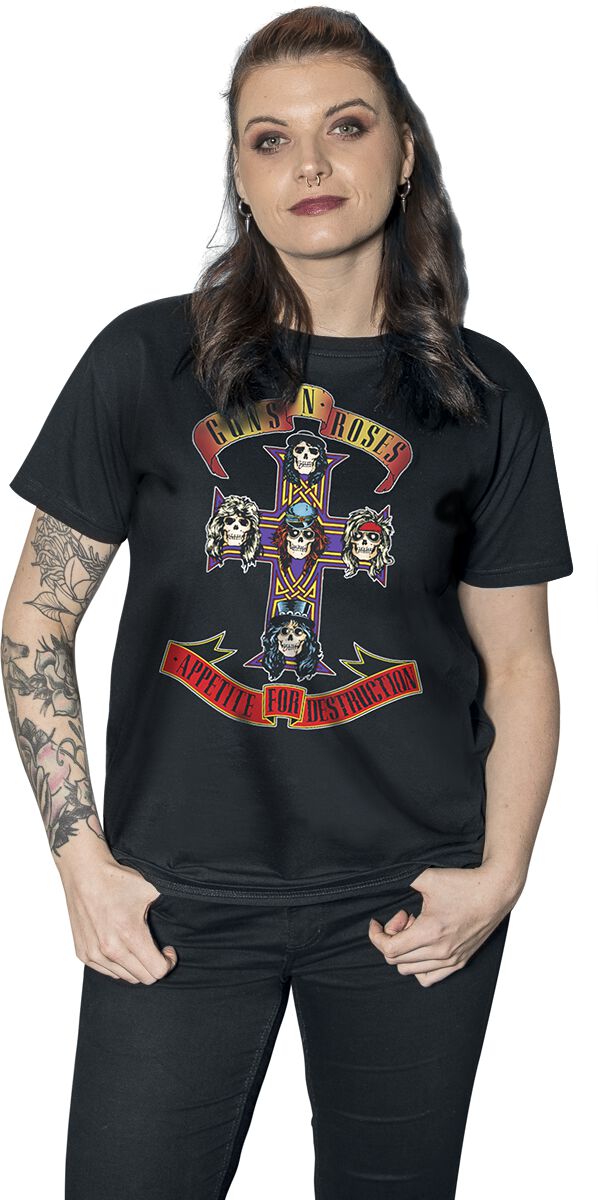 T-shirt Guns N' Roses Slash Noir - 100% Coton - Tailles S à 5XL - Neuf Sans étiquettes