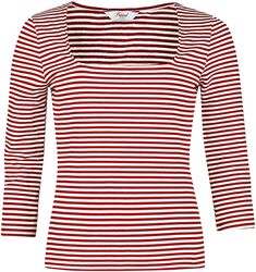 Stripe & Square - Haut, Banned Retro, T-shirt manches longues