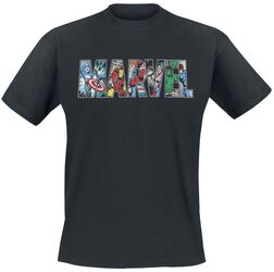Character Logo, Marvel, T-Shirt Manches courtes