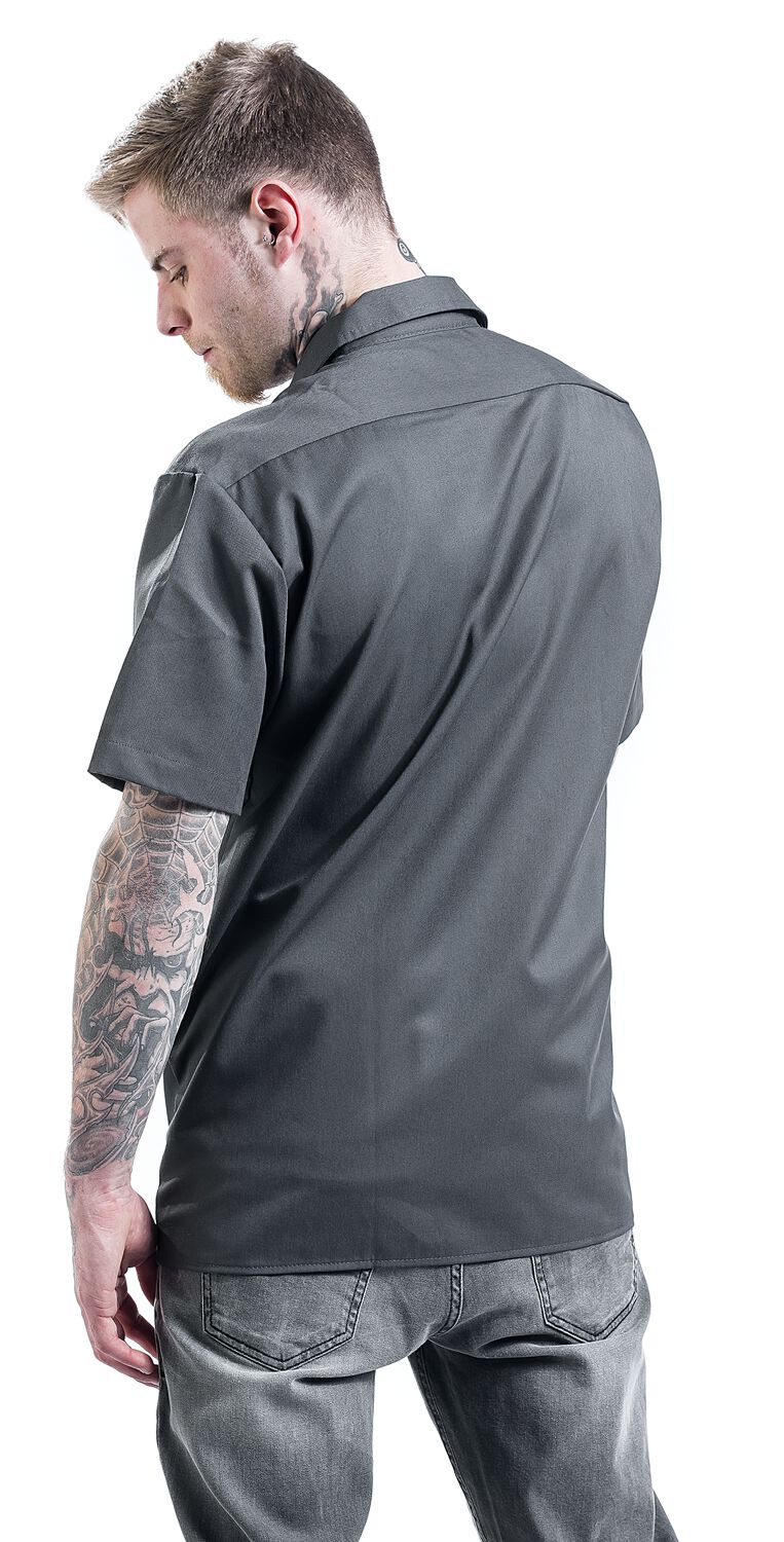 Chemise de nuit manches courtes boutonnée - Violet - Femme - 34.99