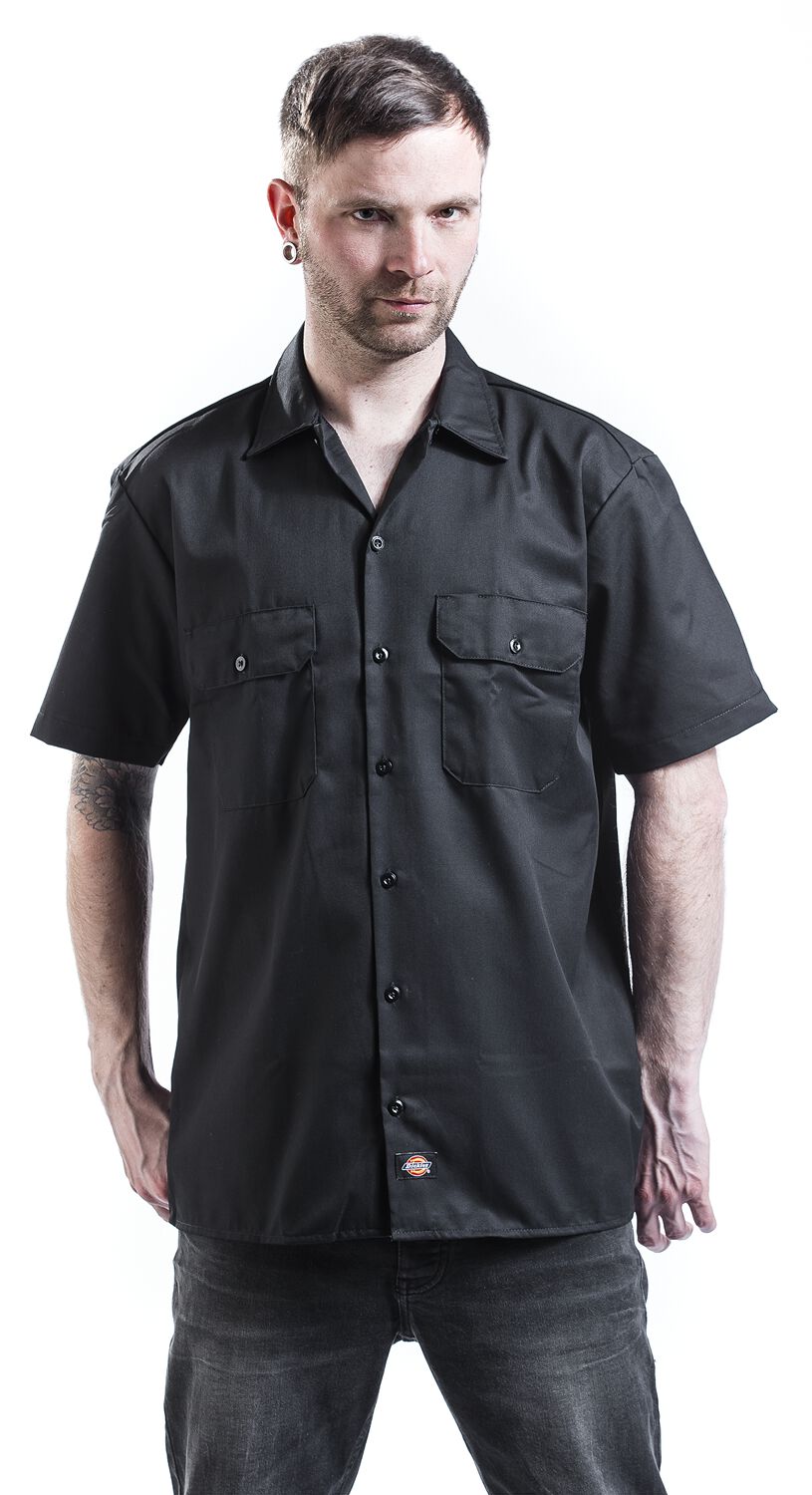 Shirt Chemise Dickies Manche Courte Chemise À Manches Courtes Work
