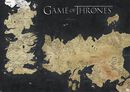 Carte- Westeros & Essos, Game Of Thrones, Poster