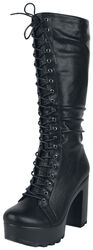 Platform lace-up boots, Gothicana by EMP, Bottes lacées