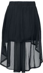 Skirt with transparent details, Gothicana by EMP, Jupe courte