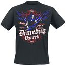 Dimebag Darrell USA Flames, Pantera, T-Shirt Manches courtes