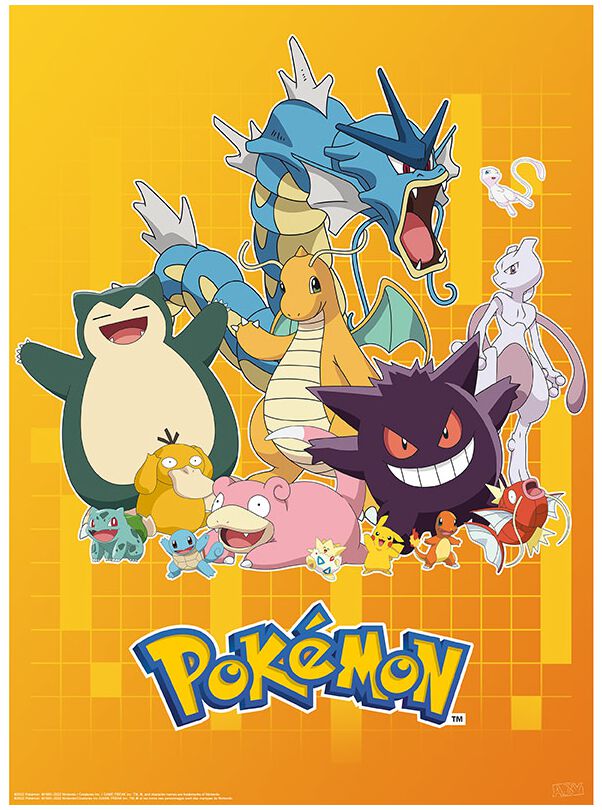 Posters Chibi - Lot de 2, Pokémon Poster