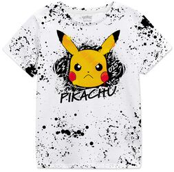 Enfants - Éclaboussures & Pikachu, Pokémon, T-Shirt Manches courtes