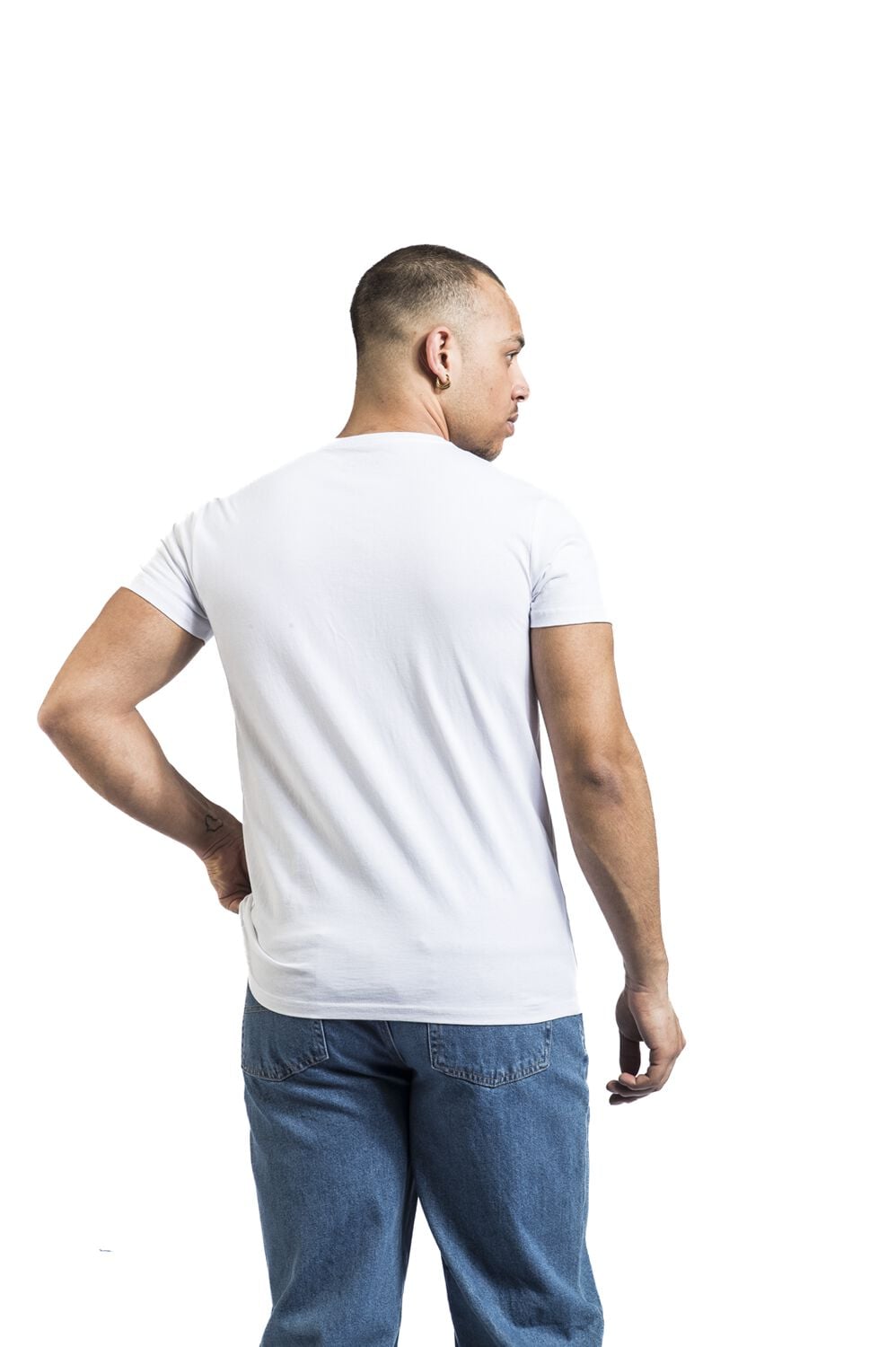 Lot De 2 T-shirts Henley Manches Courtes Weatherproof – Homme XXL Blanc/gris