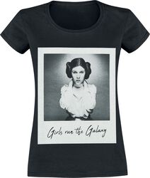 Leia - Girls Run The Galaxy, Star Wars, T-Shirt Manches courtes