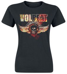 Burning Skullwing, Volbeat, T-Shirt Manches courtes