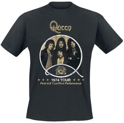 1974 Vintage Tour, Queen, T-Shirt Manches courtes