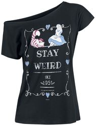 Stay Weird, Alice Au Pays Des Merveilles, T-Shirt Manches courtes