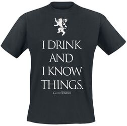 I Drink And I Know Things, Game Of Thrones, T-Shirt Manches courtes