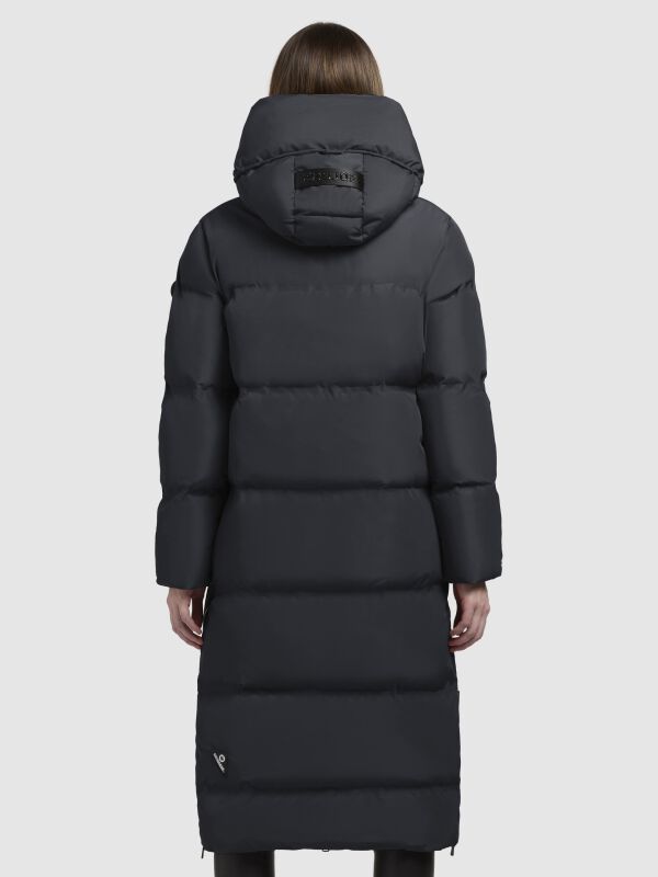 Manteau D'hiver Femme Khujo Ainu - Noir, Mixte Zip/boutons, Capuche Amovible