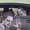 Zombie Window Sticker, Zombie, Autocollant