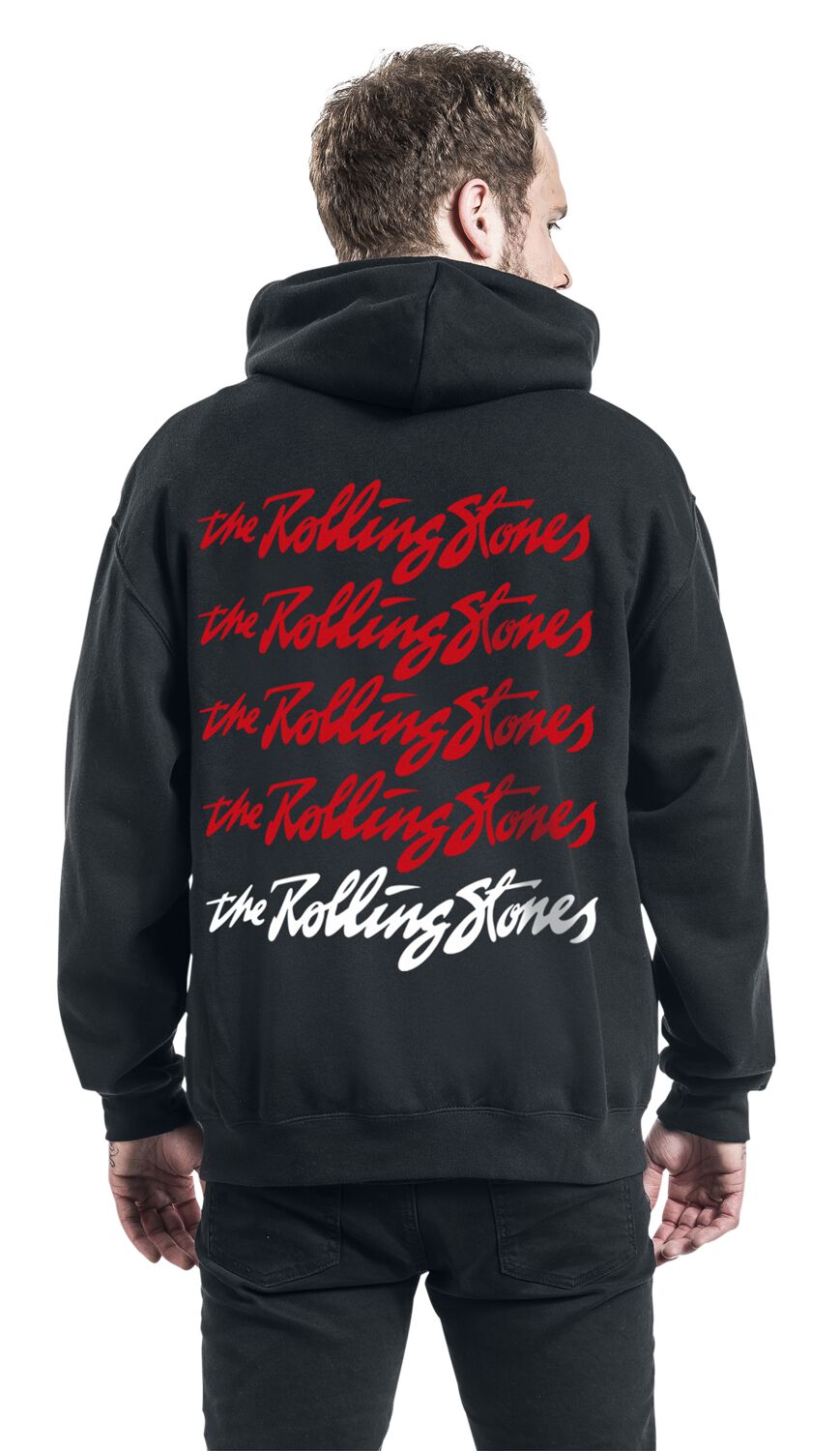 Pull à Capuche Homme The Rolling Stones Taille S - Gris Coton, état Excellent
