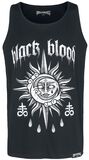 Top with Sun and Moon, Black Blood by Gothicana, Débardeur